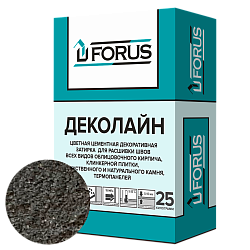 Forus Деколайн 2273 - цветная затирка графитовая 25кг.