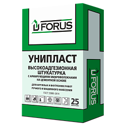 Forus Унипласт - высокоадгезионная  на цементной основе 25 кг.