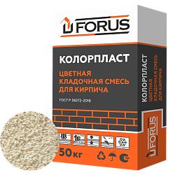 Forus Колорпласт 0153 - цветная кладочная светло-бежевая 50кг.