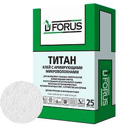 Forus Титан - клеевой состав белый С2TЕ 25кг.