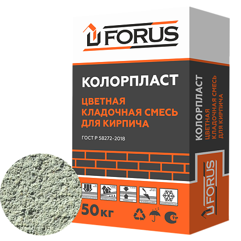 Forus Колорпласт  0050 - цветная кладочная смесь цементная  50кг.