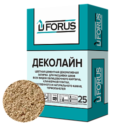 Forus Деколайн 2270 - цветная затирка кремовая 25кг.