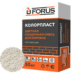 Forus Колорпласт 0051 - цветная кладочная смесь белая 50кг.
