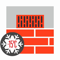 Цветные   кладочные смеси для кирпича с водопоглощением 5-15% c противоморозной добавкой